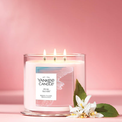 Yankee Candle Sage & Citrus, Scented Candle, 14.5oz 3-Wick Candle Jar with up to 40 Hours Burn Time, Giftable