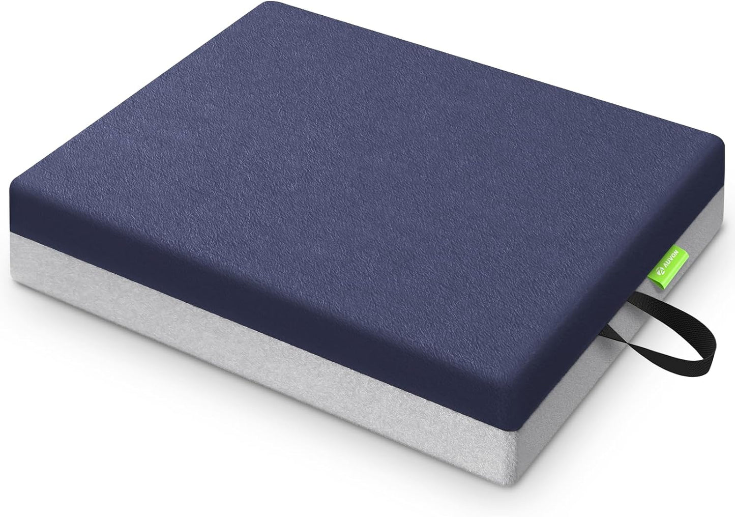 AUVON Ventilation Seat Cushion with Innovation Heat Dissipation Design, Wheelchair Cushion with Supportive Memory Foam, Waterproof & Anti-Slip Cover, Improve Lower Back & Tailbone Comfort