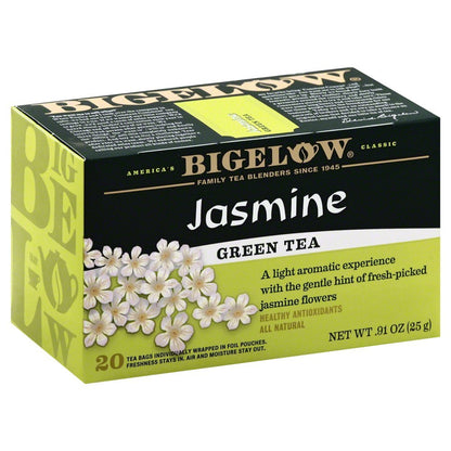 Bigelow Tea Green Tea with Mint, Caffeinated Tea with Green Tea and Peppermint, 20 Count (Pack of 6), 120 Total Tea Bags