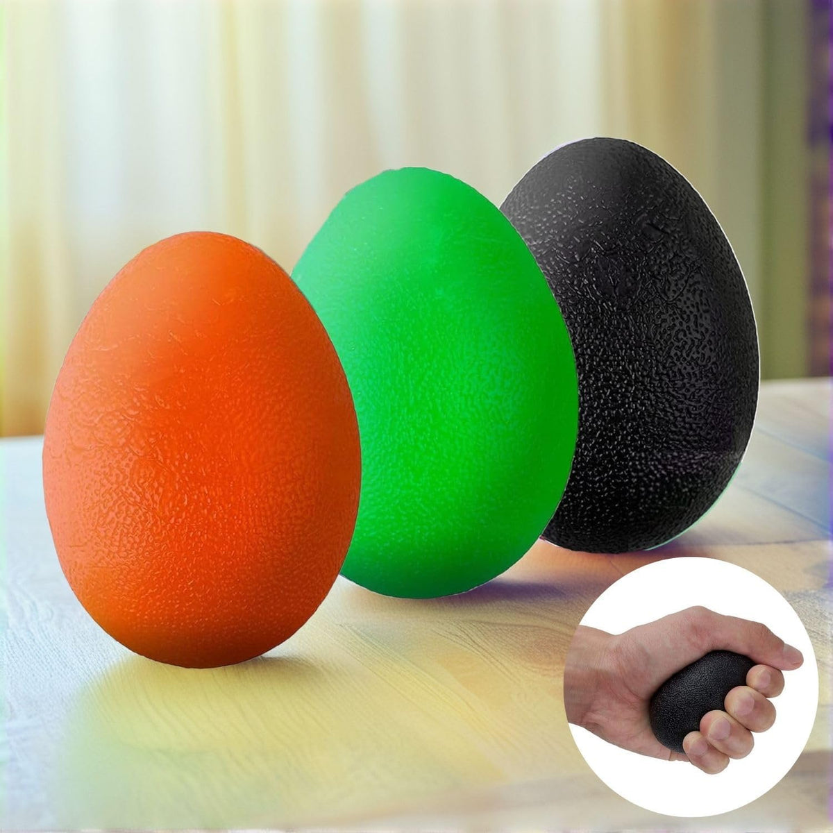 The Friendly Swede Stress Balls for Adults, Different Resistance Levels