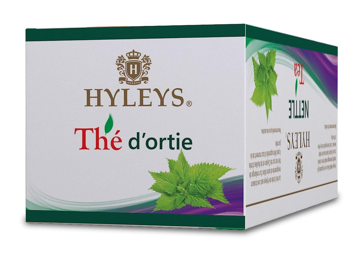Hyleys Natural Wellness Nettle Leaves Black Tea, Ceylon Blend, 25 Tea Bags