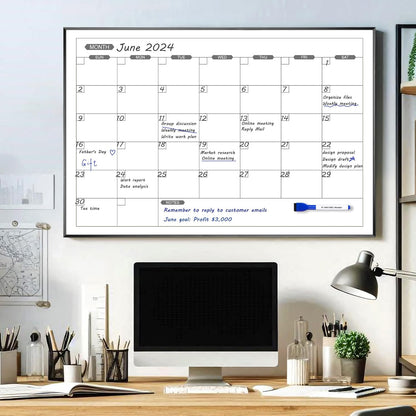 ARCOBIS Monthly Calendar Whiteboard