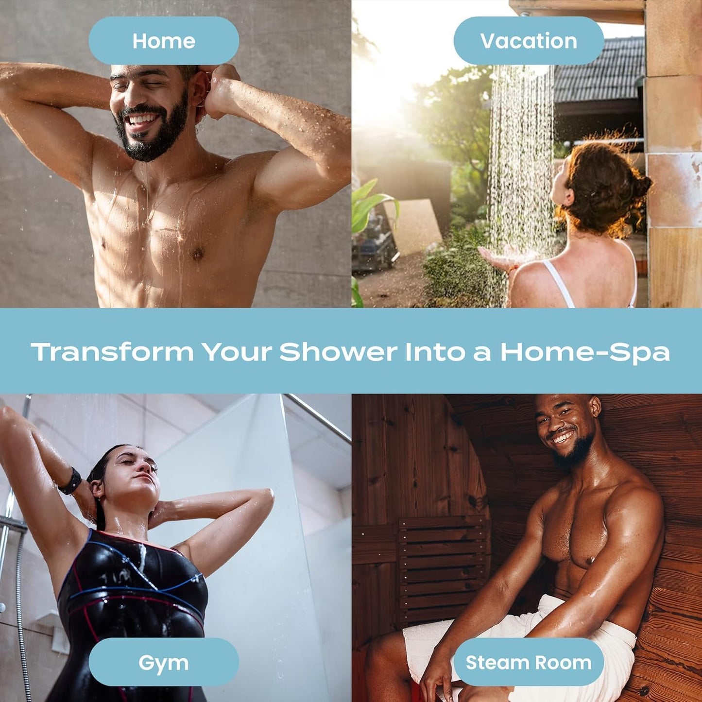 Body Restore Shower Steamers Aromatherapy 6 Pack – Fathers Day Gift for Dad, Birthday Gifts for Women & Men, Spa Stress Relief & Relaxation Self Care Gifts – Premium Clarity Essential Oil Tablets