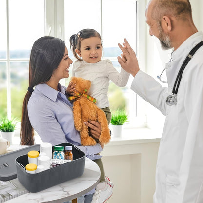 Lockable Storage Box, Small Lock Box with Combination Code for Phone/Medicine Safe/Food Home/Refrigerator/Office/Personal Items/Travel/Gift,9.25 x 5.04 x 3.62’’