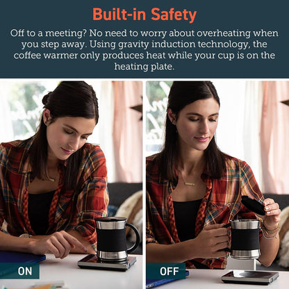 Cosori Coffee Mug Warmer for Desk, Office, 1°F Precise Temperature Control