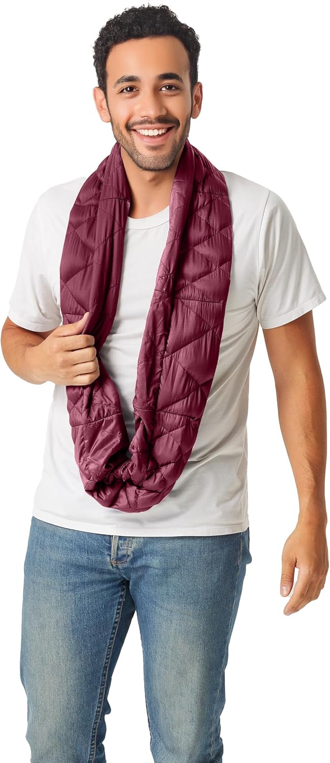 PYVOT Weighted Infinity Scarf, 3 lb Sensory Shoulder Wrap for Everyday Comfort