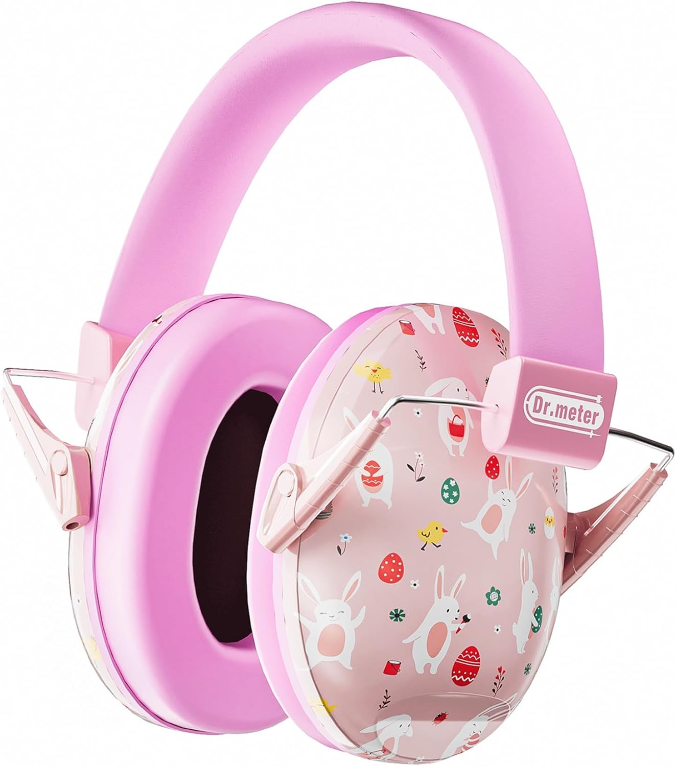 Dr.meter Ear Muffs for Noise Reduction: 27.4SNR Noise Cancelling Headphones for Kids Adults, EM100 Adjustable Hearing Protection Earmuffs for Monster Jam, Autism Sensory, Concerts, Fireworks