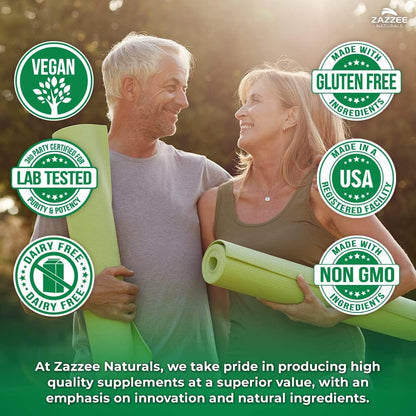 Zazzee USDA Organic Valerian Root 10:1 Extract, 120 Vegan Capsules