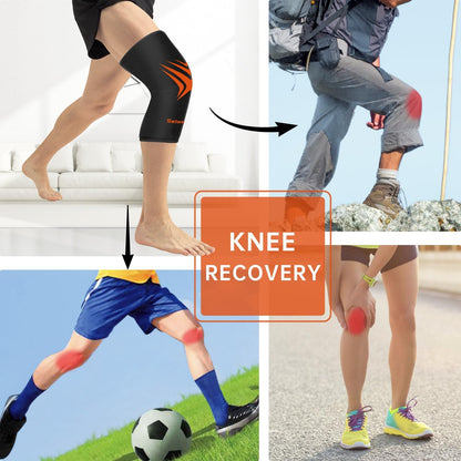Extended Leg Knee Ice Pack Wrap for Injuries Compression, Reusable Gift Soft Gel Freeze Knees Brace for Swelling, Replacement Surgery, Cold Compress Therapy for Arthritis, Meniscus Tear and ACL