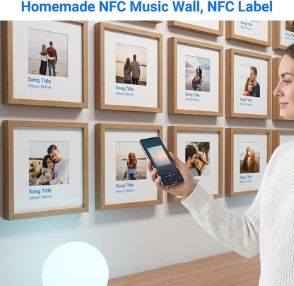 NFC Tags Sticker 40 Pcs Rectangle NTAG216 Chip Tags