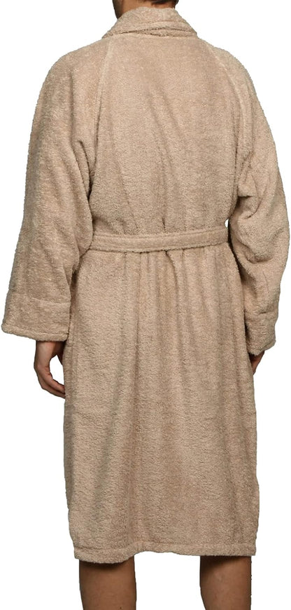Cotton Unisex Terry Robe, Soft And Absorbent Robes For Men And Women, Bathroom Accessories