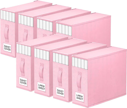 StorageTastic Bed Sheet Closet Organizers and Storage Under Bed Storage