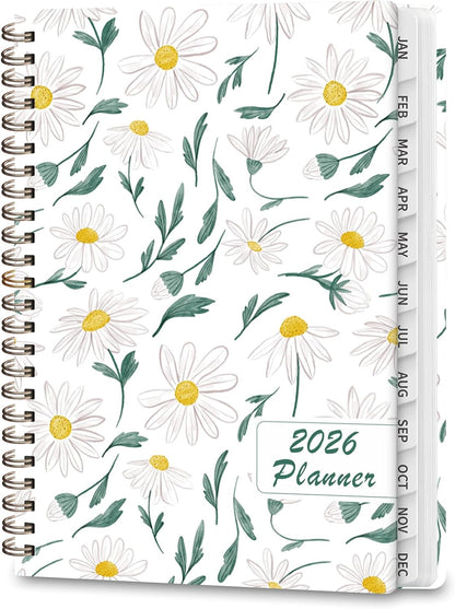 Planner 2026-2027, Weekly and Monthly Calendar Planner, JUL 2026 - JUN 2027 | Academic Year, Daily Agenda Book, A5(6.3'' x 8.5''), Sprial Bound, Inner Pocket, Office School Use