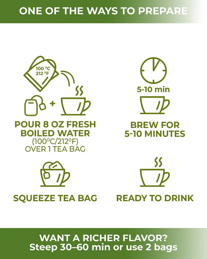 50 Bags White Mulberry Tea Mulberry Leaf Herbal Tea (Morus Alba) - 50 Count 1.5g Bags Herb Hoja De Morera