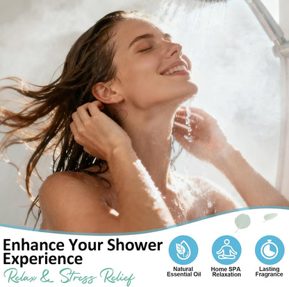 Shower Steamers Aromatherapy Birthday Gifts for Women - 8 Pack Shower Bombs with Natural Essential Oils, Self Care Relaxation Home Spa, Basket Stuffers White Elephant Gifts for Women Mom Wife Teens