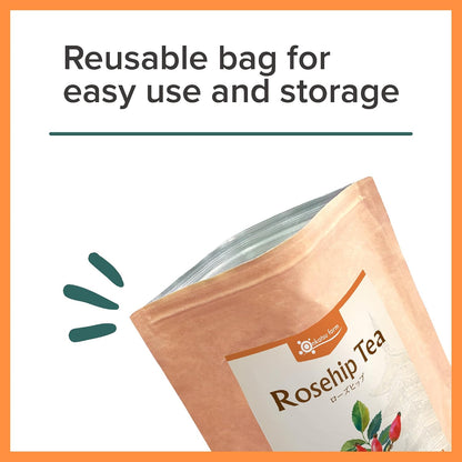 Onkatsu Farm Rosehip Tea bags Teabags Caffeine Free rose hip tea loose leaf