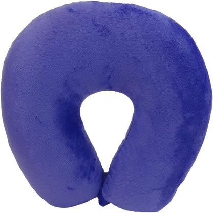Wolf Essentials Adult Cozy Soft Microfiber Neck Pillow for Travel – Compact, Machine Washable - Perfect for Airplane, Car, or Home Use - Filled and Finished in The USA – Charcoal