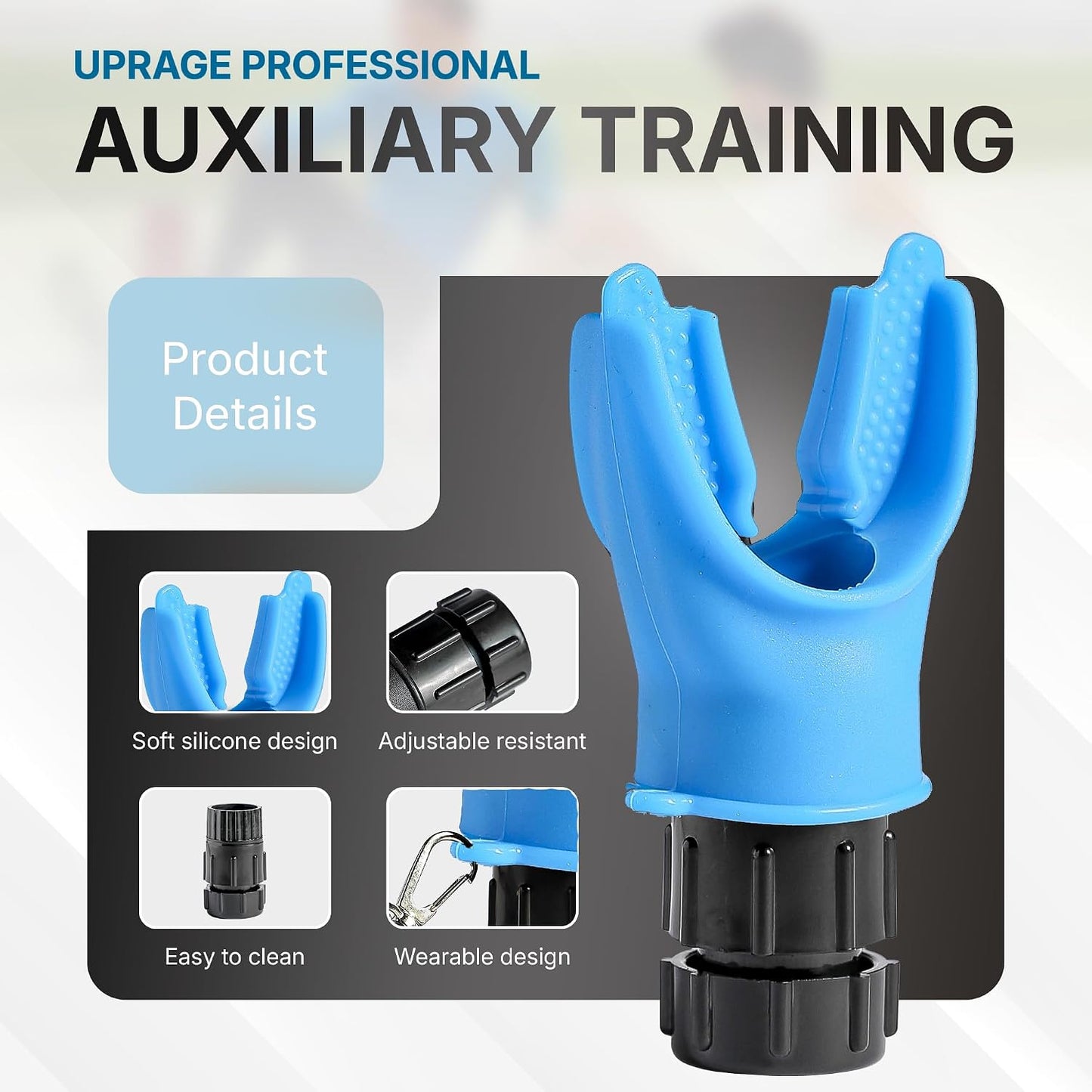 TN TINEXER Portable Compact Lung Exercise Device with High Quality Silicone Breathing Exercise Device Portable Muscle Trainer Easy to Clean