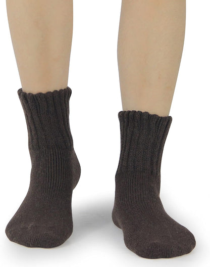 BenSorts Women's Winter Boots Socks Thick Warm Cozy Crew Socks Solid Color Gifts