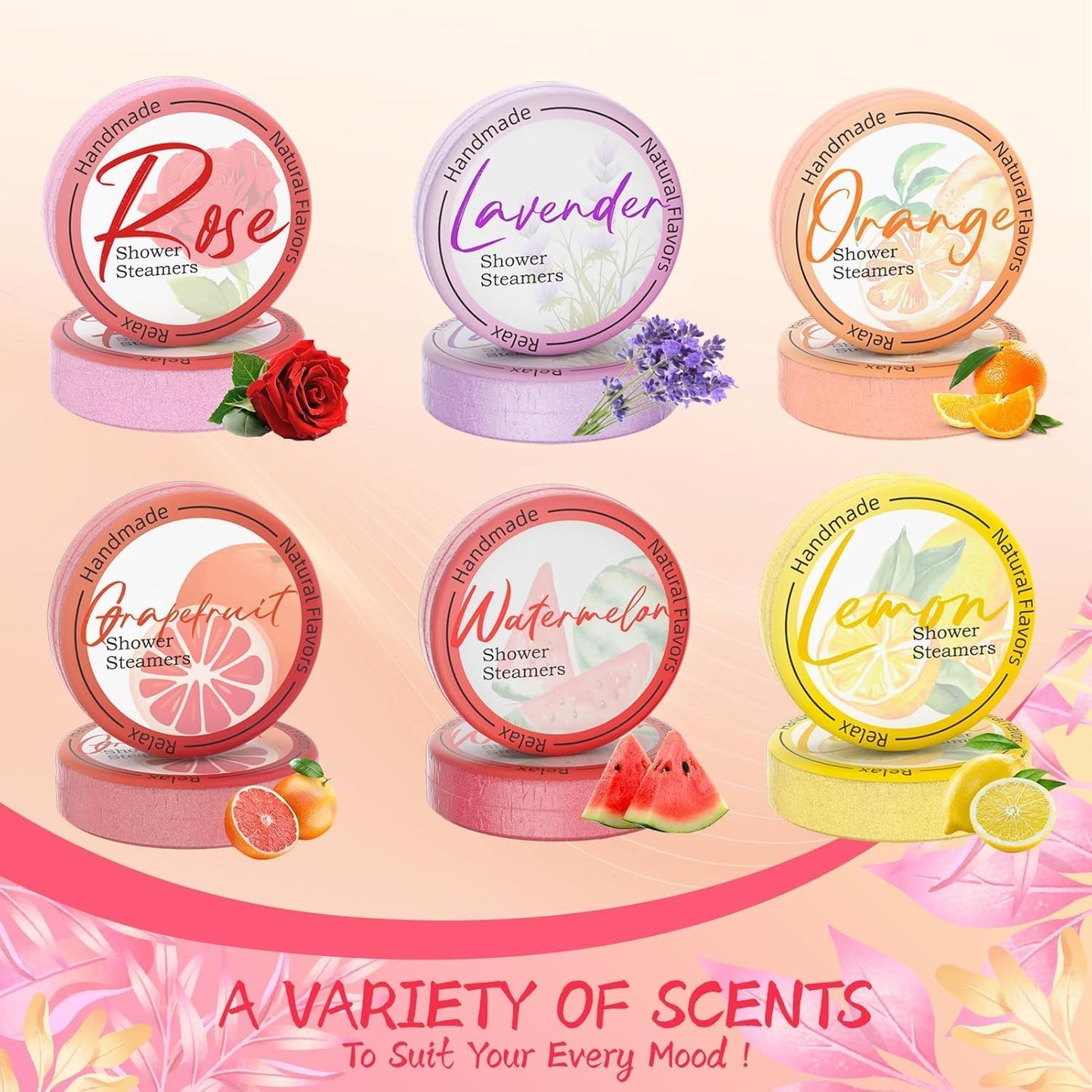 Shower Steamers Aromatherapy 8 Pack - Gifts for Women, Shower Bombs with Essential Oils, Self Care and Stress Relief Stocking Stuffers, Relaxation Birthday Gifts for Women and Men