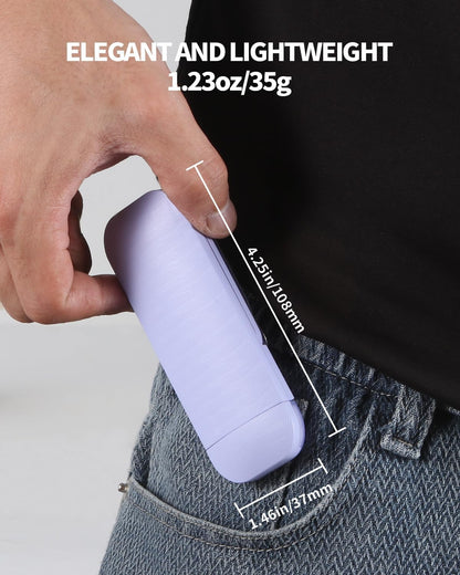 HEMONNKAM Book Reading Light, Rechargeable Clip on Booklight, Eye Caring 3 Color Temperatures & 5 Brightness Levels, Night Use for Bed, Long Lasting, Reading at Night in Bed, Purple