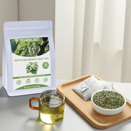 TEARELAE - White Mulberry Leaf Tea Bags, 30 Ct, Mulberry Tea
