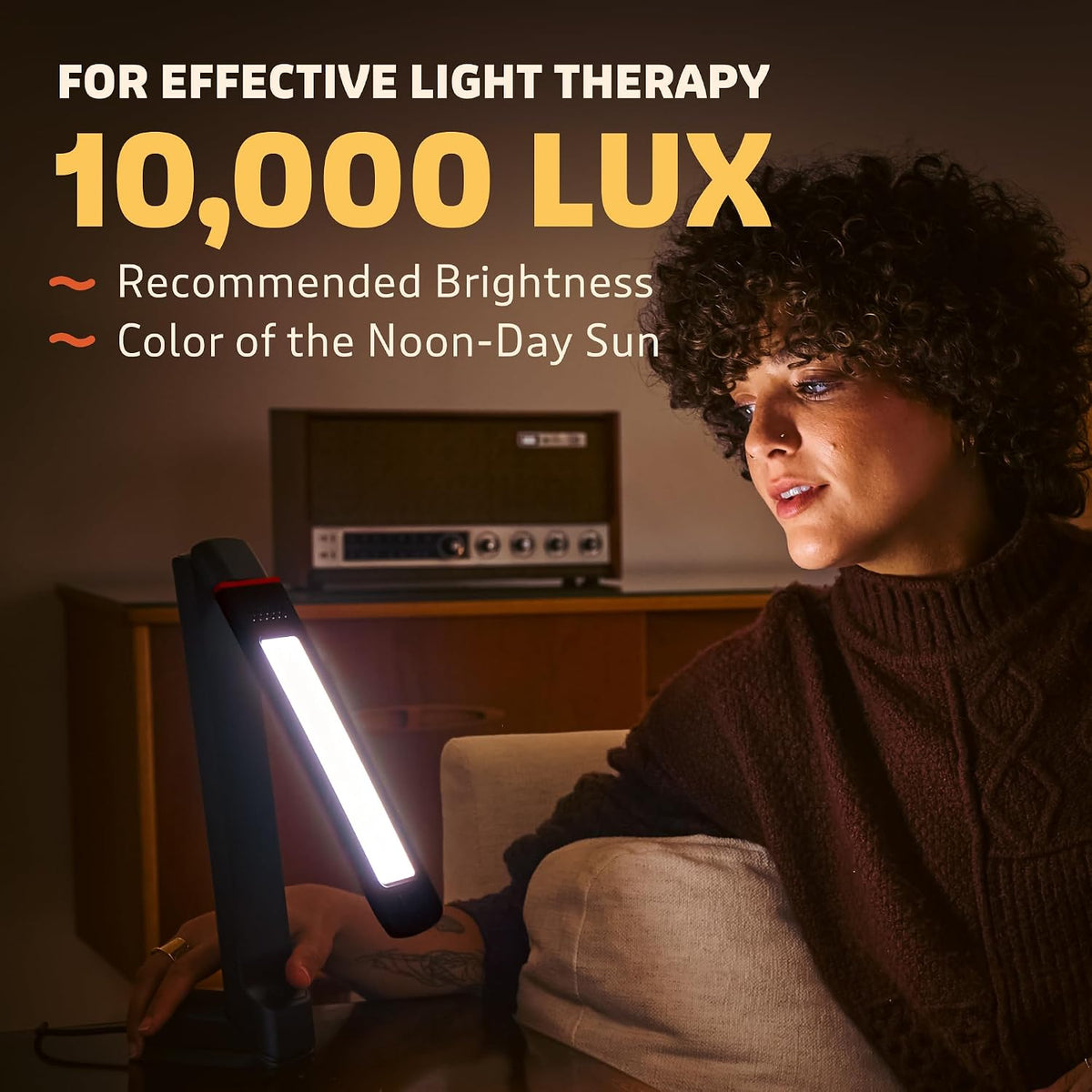 Circadian Optics Lumos 10,000 Lux Light Therapy Lamp | Seen On Shark Tank