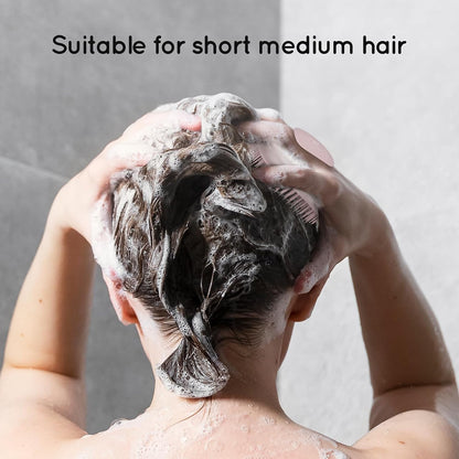 Ecoed Scalp Massager Shampoo Brush, Scalp Scrubber & Exfoliator (Natural)
