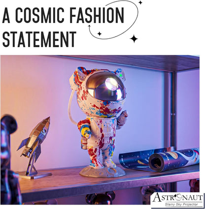 Star Projector Galaxy Night Light - Astronaut Space Projector, Starry Nebula Ceiling LED Lamp with Timer and Remote, Kids Room Decor Aesthetic, for Christmas & Birthdays
