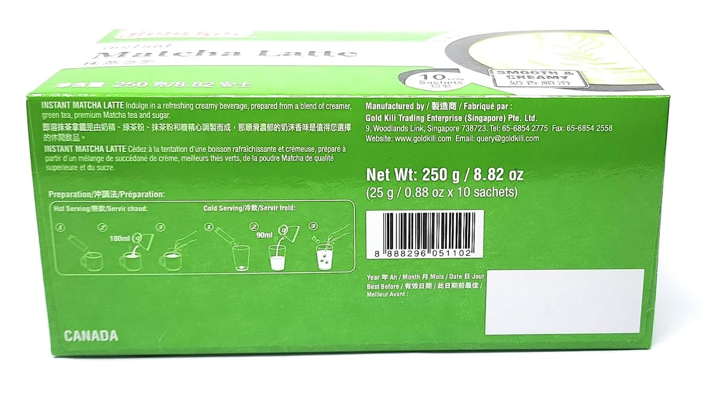 Gold Kili Instant Matcha Latte (Pack of 2)