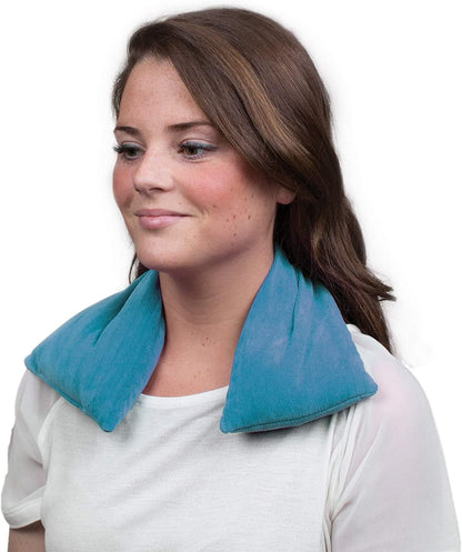 Bed Buddy Heated Aromatherapy Neck Wrap, Lavender Scented - Microwavable Hot & Cold Therapy for Sore Muscles, Stress Relief, and Relaxation - Soft Plush Fabric with Lavender