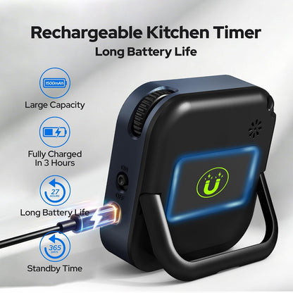 Visual Timer for Kids with Color Display Kitchen Timer 1500mAh Battery