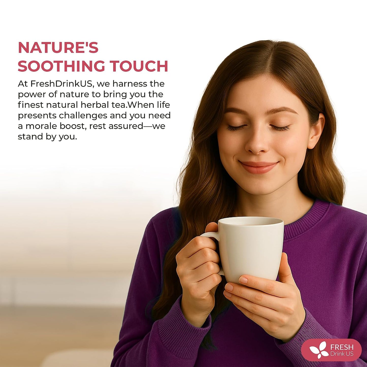 FreshDrinkUS, Premium 60 Chamomile Lavender Tea Bags, Calming Herbal Blend Strong Support for Relaxation & Better Sleep | Naturally Caffeine-Free Bedtime Tea with Soothing Floral Aroma, 100% Natural, Hand-made No Sugar/ Caffeine/ Gluten, Vegan - Colors B