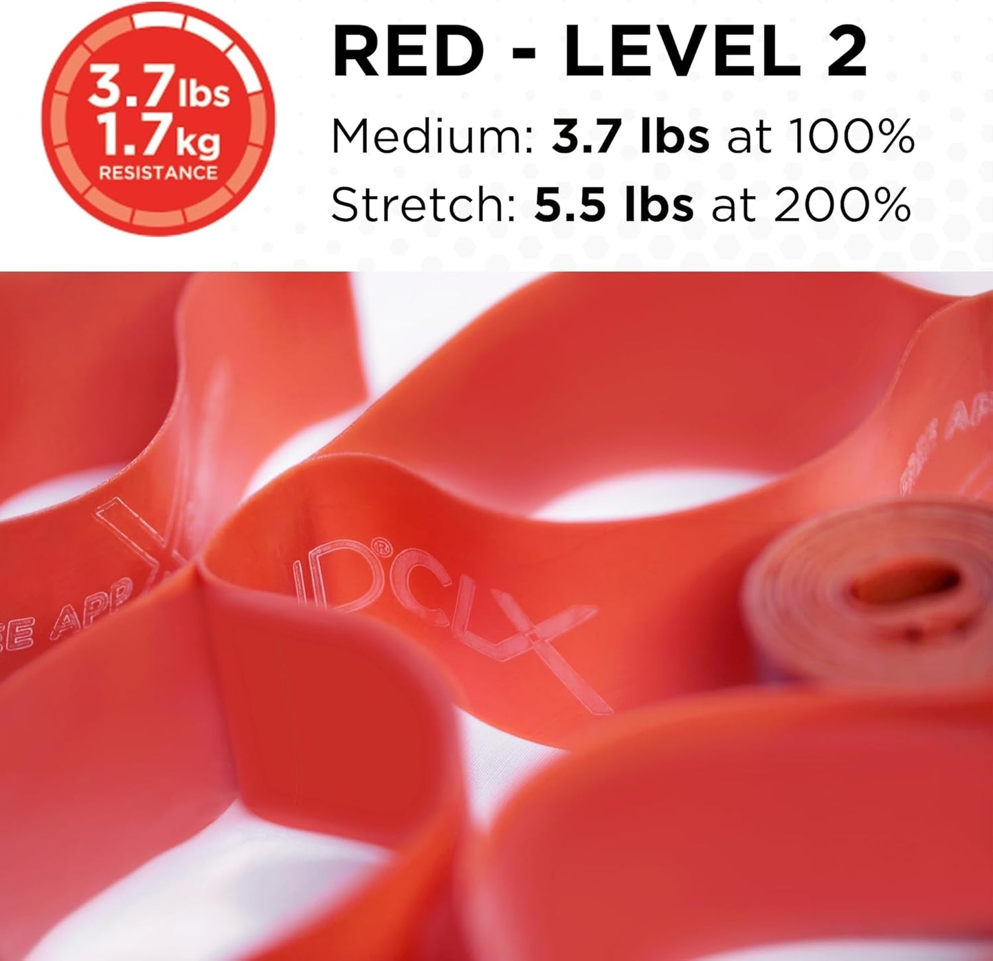THERABAND CLX Resistance Band with Loops, 5-Foot Band