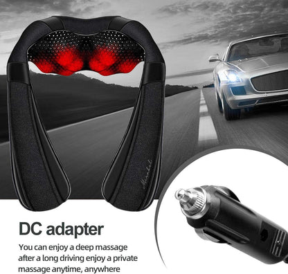 Shiatsu Neck Back and Shoulder Massager with Heat for Pain Relief Deep Tissue, Christmas Women Men Gifts for Mom Dad, Wife Husband, Him Her, Fathers Day, Mothers Day, Birthdays Gift (NOT Cordless)