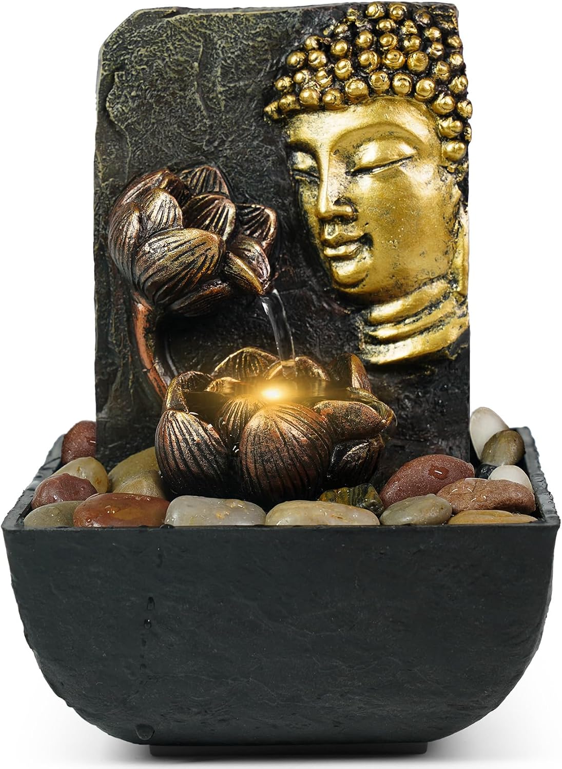 Ferrisland Resin LED Indoor Water Fountains