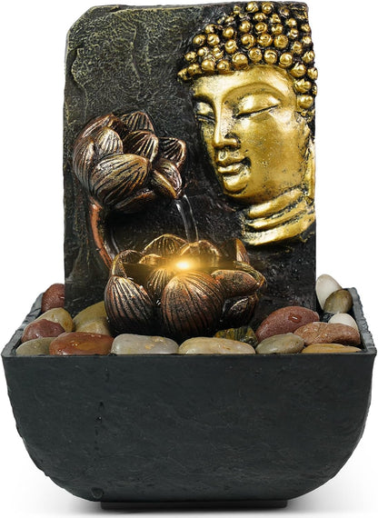 Ferrisland Resin LED Indoor Water Fountains