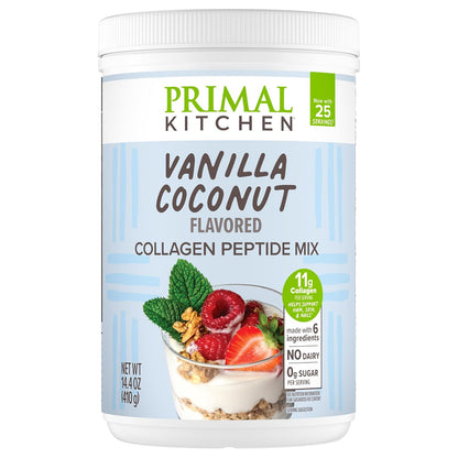 Primal Kitchen Matcha Collagen Keto Latte Powder, Sugar-Free Collagen Peptides, 9.33 Ounces