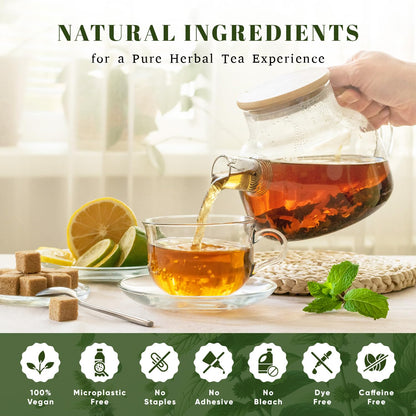 Oxify USDA Organic Spearmint Loose Leaf Tea, Caffeine Free, 16 oz