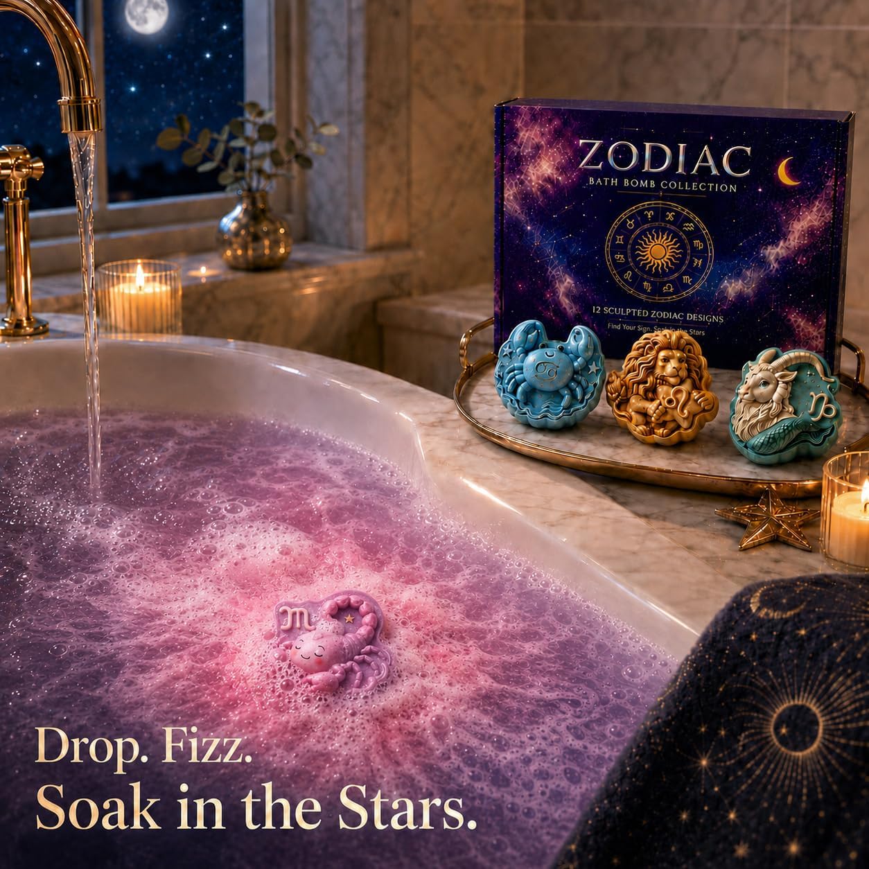 iHave Bath Bombs for Kids,12 Pack Gift Set Bubble Bath Spa Gifts for Women