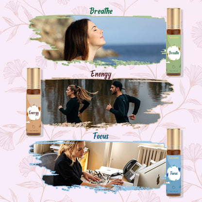 SALKING Floral Essential Oils Set, Premium Pure and Natural Essential Oils, Fragrance Oil Scented Oils for Oil Diffusers 6 x 10 ML - Lavender, Rose, Jasmine, Cherry Blossom, Gardenia, Chamomile