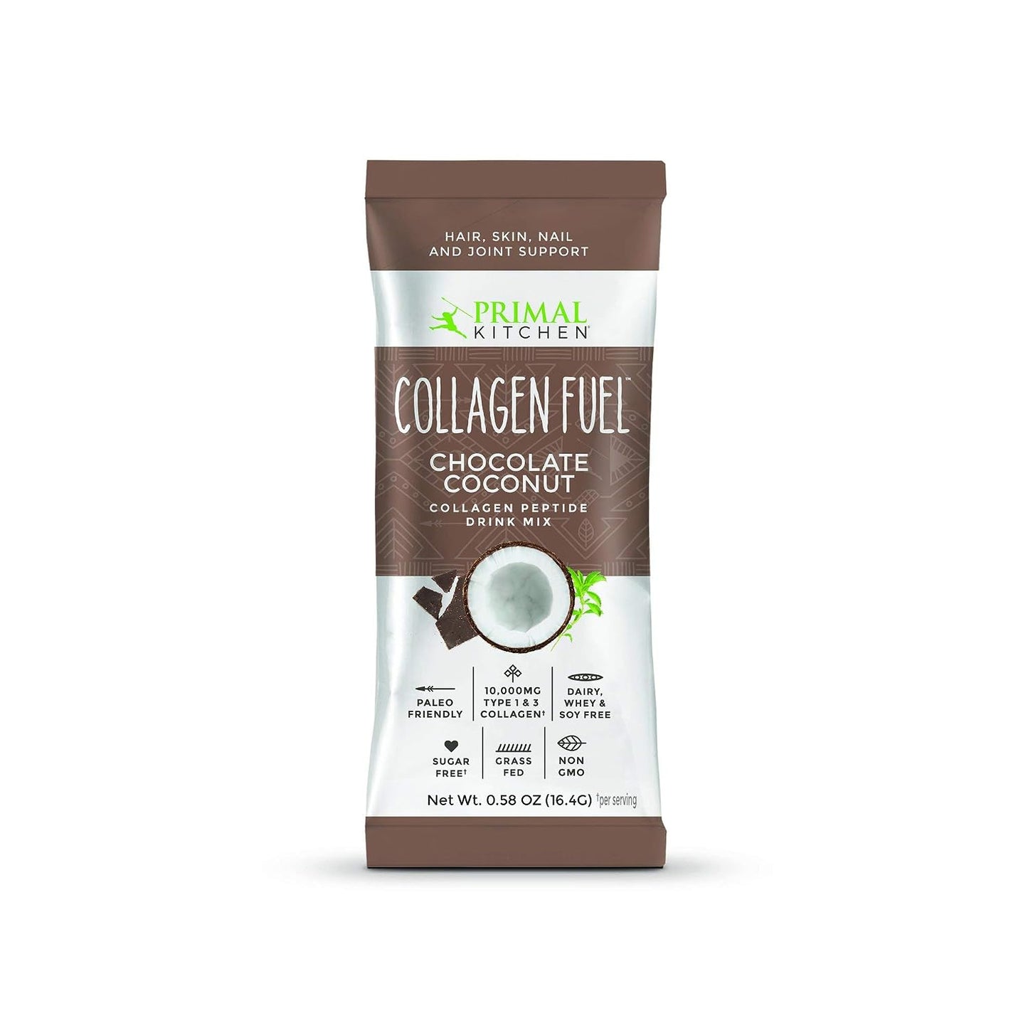 Primal Kitchen Matcha Collagen Keto Latte Powder, Sugar-Free Collagen Peptides, 9.33 Ounces