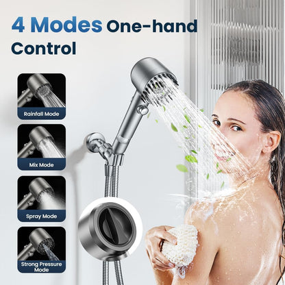 JOMST Filtered Shower Head with Handheld High Pressure Shower Head