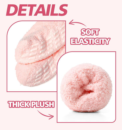 Slipper Socks for Women Men Grip Hospital Socks with Grips Fuzzy Non Slip Warm Womens Gifts