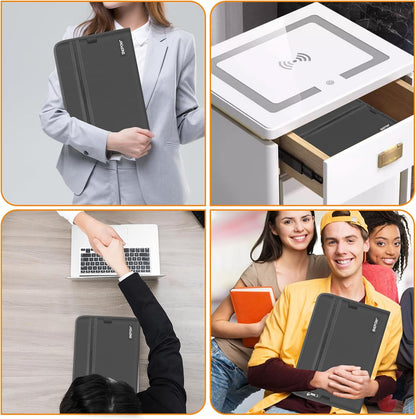 ENGPOW Expanding File Folder,Fireproof 13 Pockets Document Organizer Bag