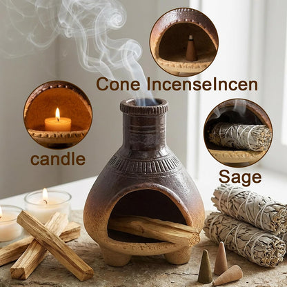 CEREMONY Palo Santo Holder -Mini Ceramic Incense Holder for Palo Santo Sticks