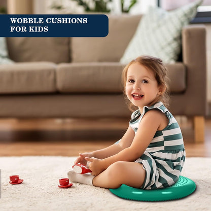 Wobble Cushion，Wiggle Seat，Balance Disc （Extra Thick 34cm/13.4in），for Balance Stability Training, Improve Sitting