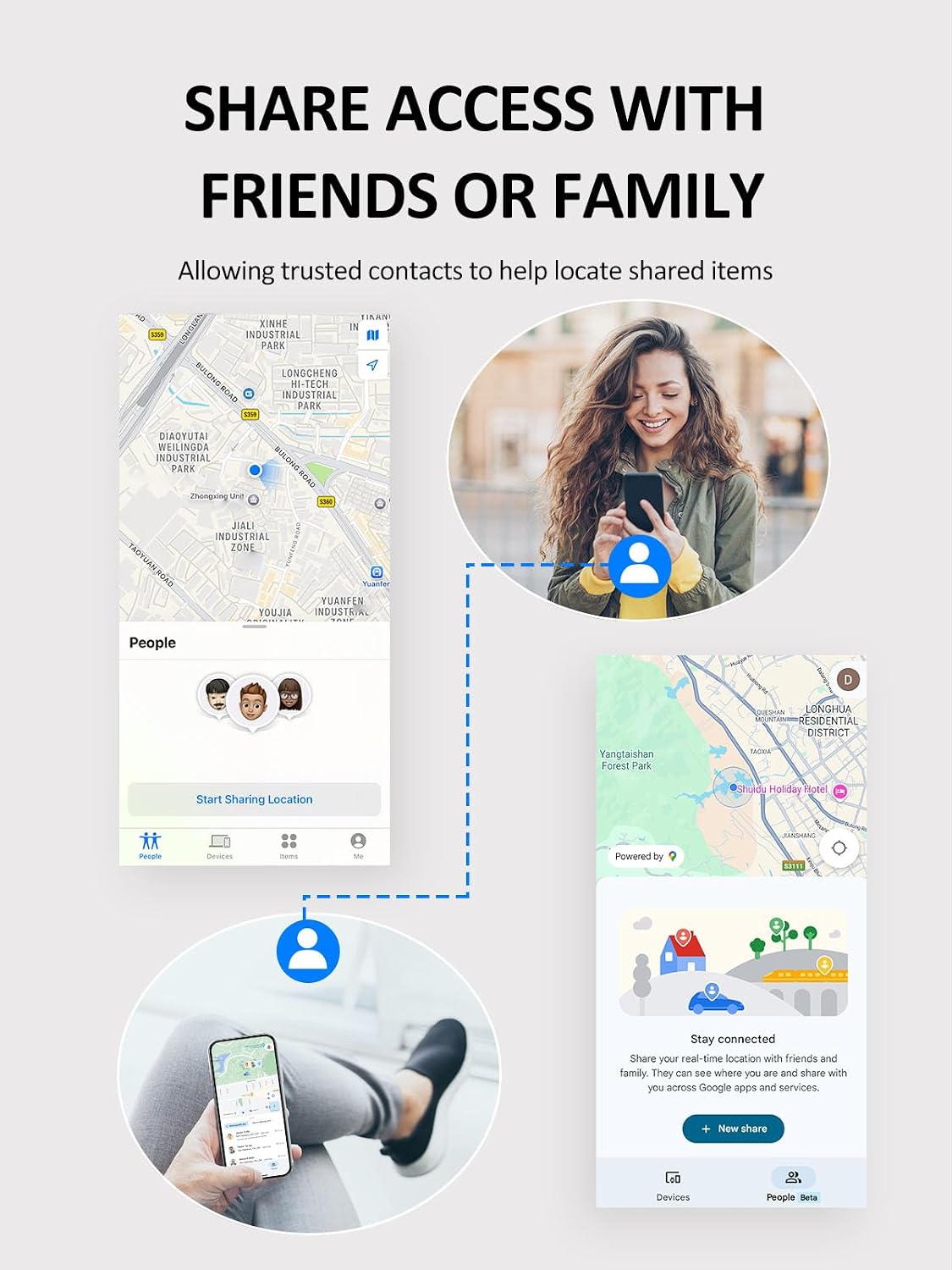 Wallet Tracker Card for Apple & Android