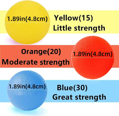 Hand Exercise Balls, Stress Balls, Squeeze Balls for Hand Therapy