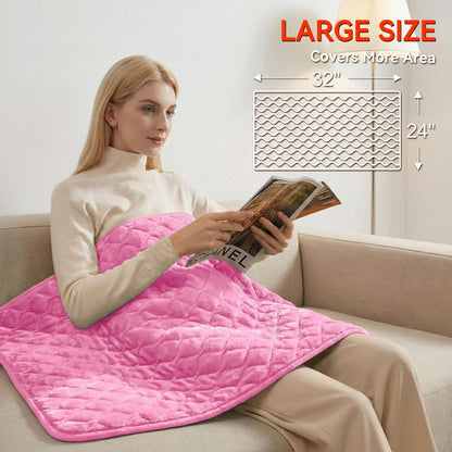 King Size Heating Pad for Back 32"x24" Extra Large Electric Heating Pad for Body Neck Shoulder Auto Shut Off Heat Pad Temperature Settings Machine Washable Gray